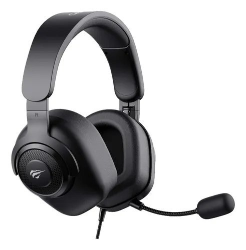 Fone Headset Gamer Havit H2230d P2 P3 3,5mm Microfone Removível Consoles Pc Preto