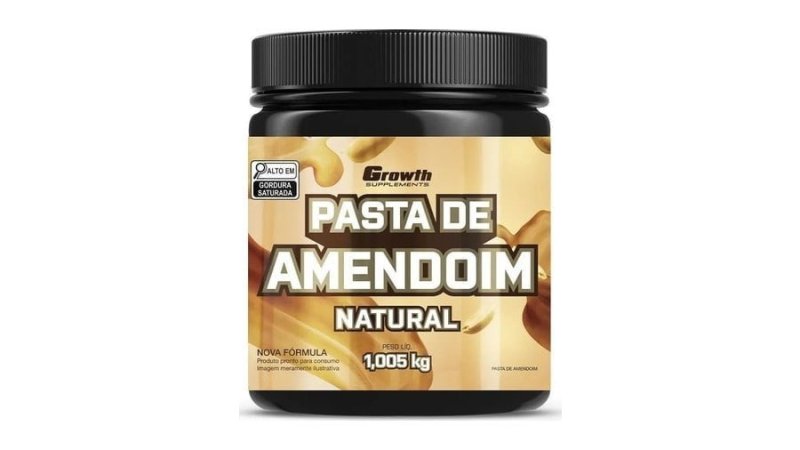 Pasta De Amendoim Integral Torrado 1kg Growth Supplements