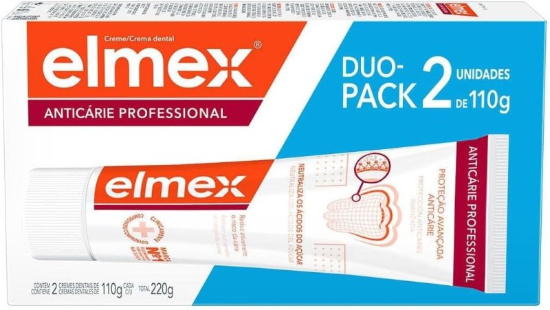 Creme Dental Elmex Anticárie Professional Pack 2