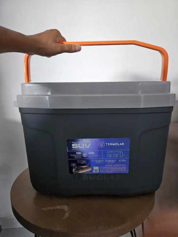 Caixa Térmica SUV 20 Litros Termolar com Alça e Porta-Copos