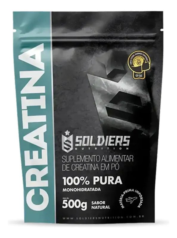 Creatina 500g Suplemento Monohidratada em pó 100% Pura