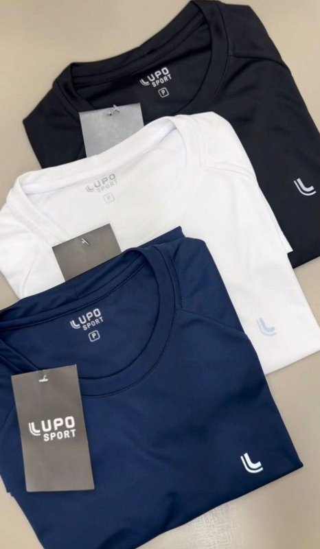Kit 2 Camisetas Dry Fit Lupo