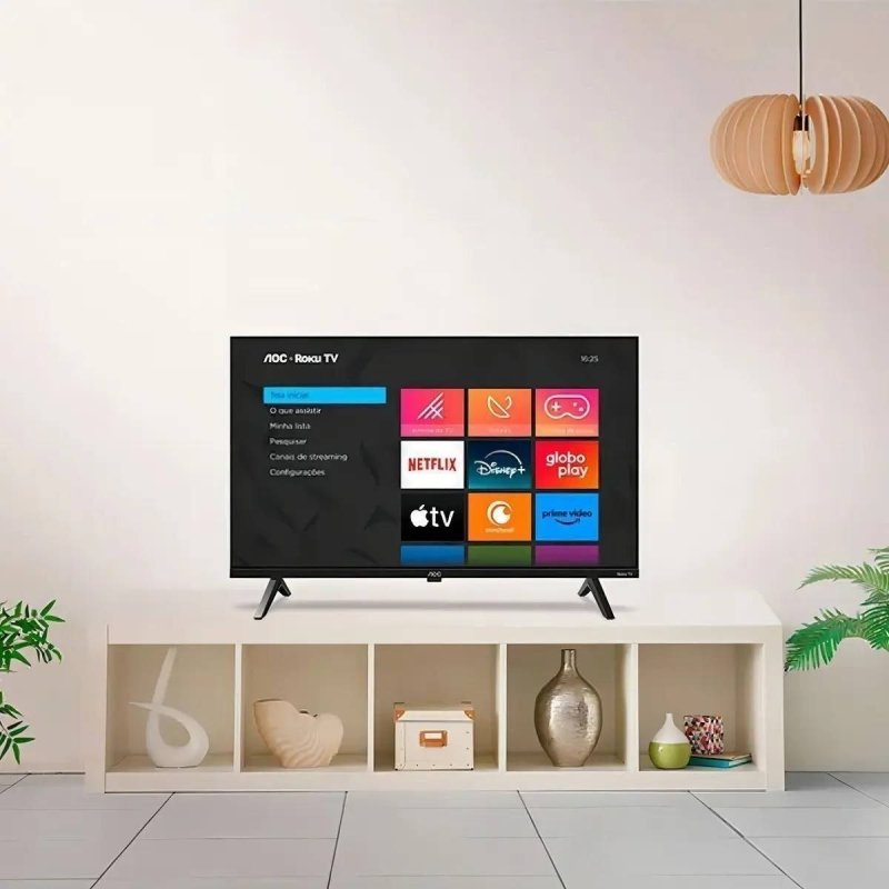 Smart TV 40" AOC Roku TV DLED Full HD