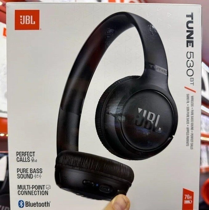 JBL Fone de Ouvido Bluetooth Over-Ear Tune 530BT Sem Fio