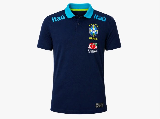 Camisa Brasil Masculina Versão Retrô Comemorativa