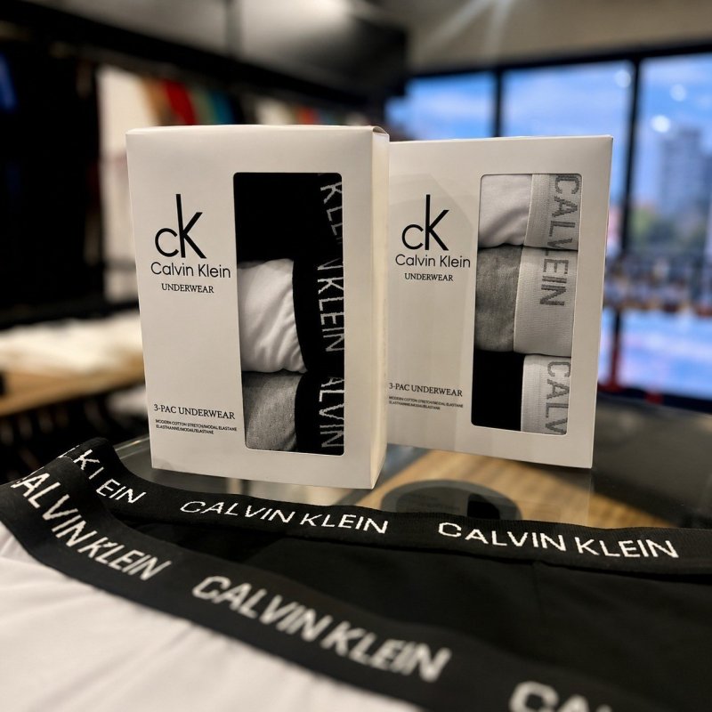 Kit 4 Cuecas Calvin Klein Ck Low Rise Trunk