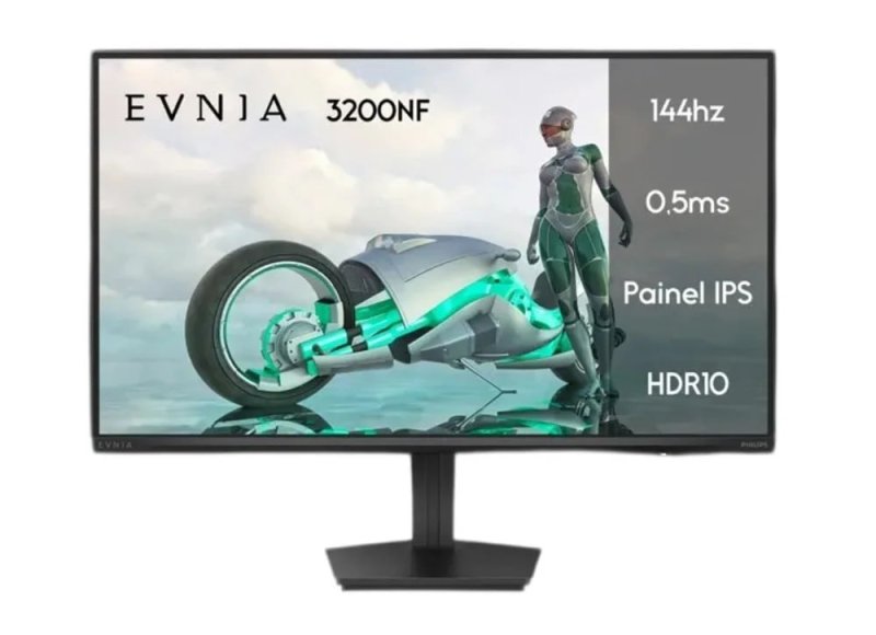 Monitor Gamer Philips Evnia 27" Ips Fhd 144 Hz Preto