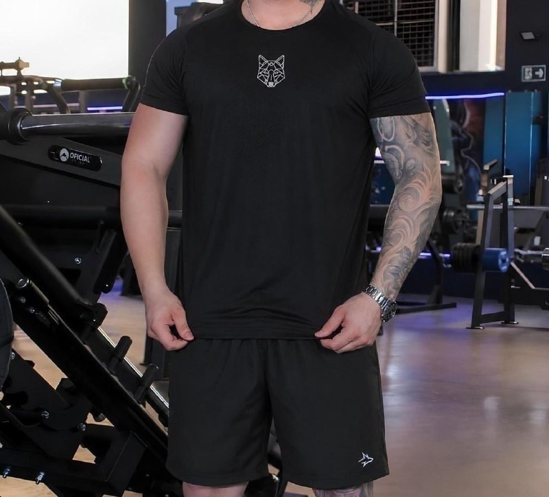 Kit Bermuda + Camiseta Dry Fitness Alpha