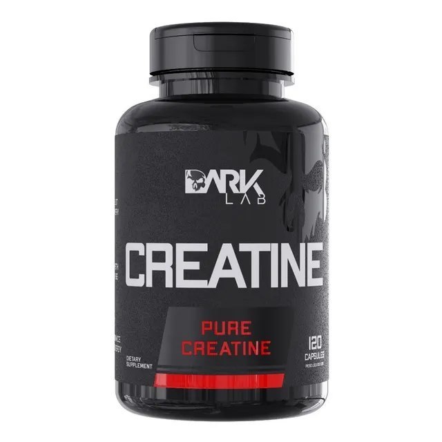 Creatina Monohidratada Pura 120 Cápsulas Dark Lab