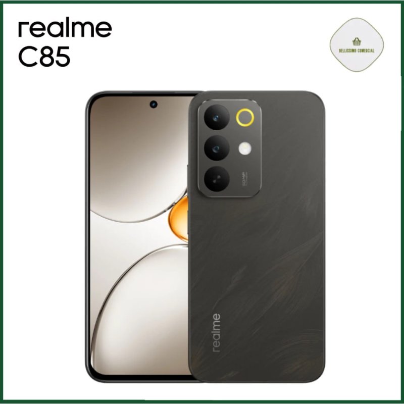 Smartphone Realme C85 256GB, 8GB RAM, NFC e Tela 6,8" + Película