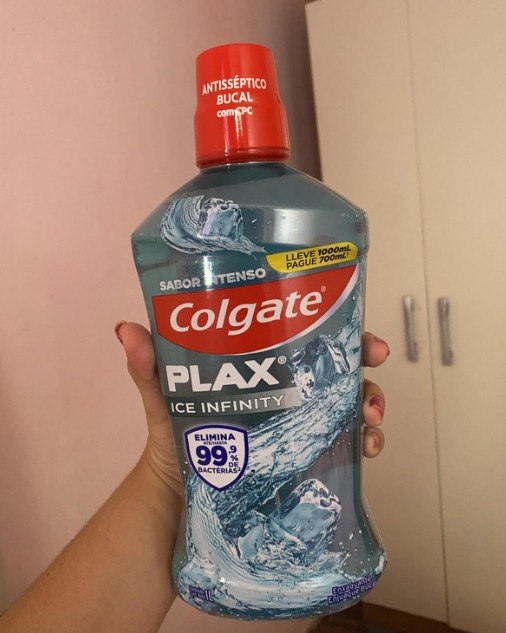Enxaguante Bucal Colgate Plax Ice Infinity 1L