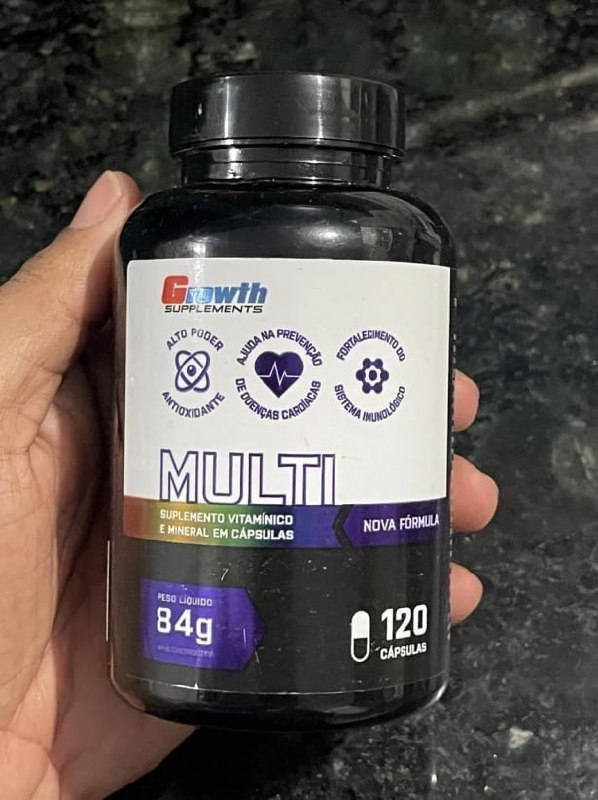 Multivitamínico 120 Cáps. Growth