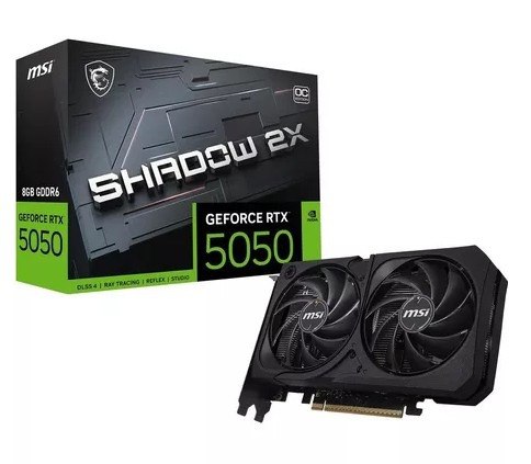 Placa de Vídeo NVIDIA GeForce MSI RTX5050 8GB