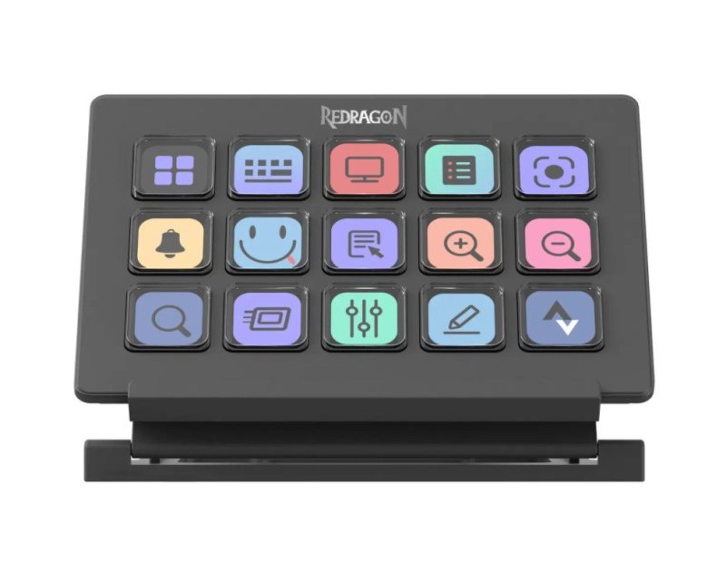 Teclado de atalhos Redragon Stream Craft SS550