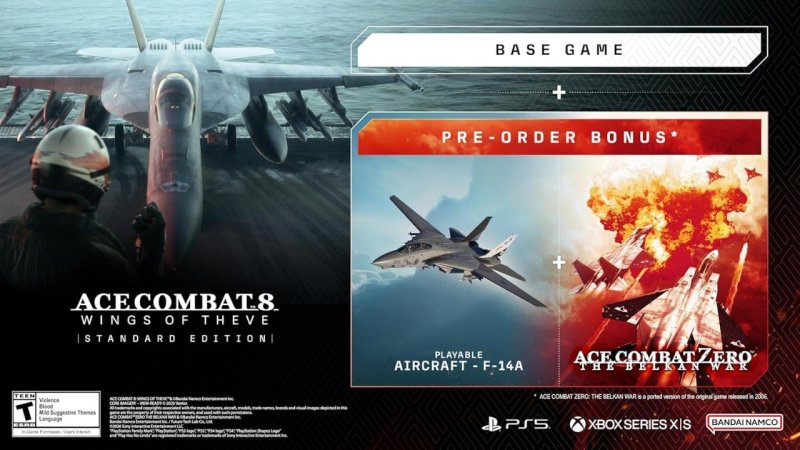 ACE COMBAT 8: WINGS OF THEVE para PlayStation 5