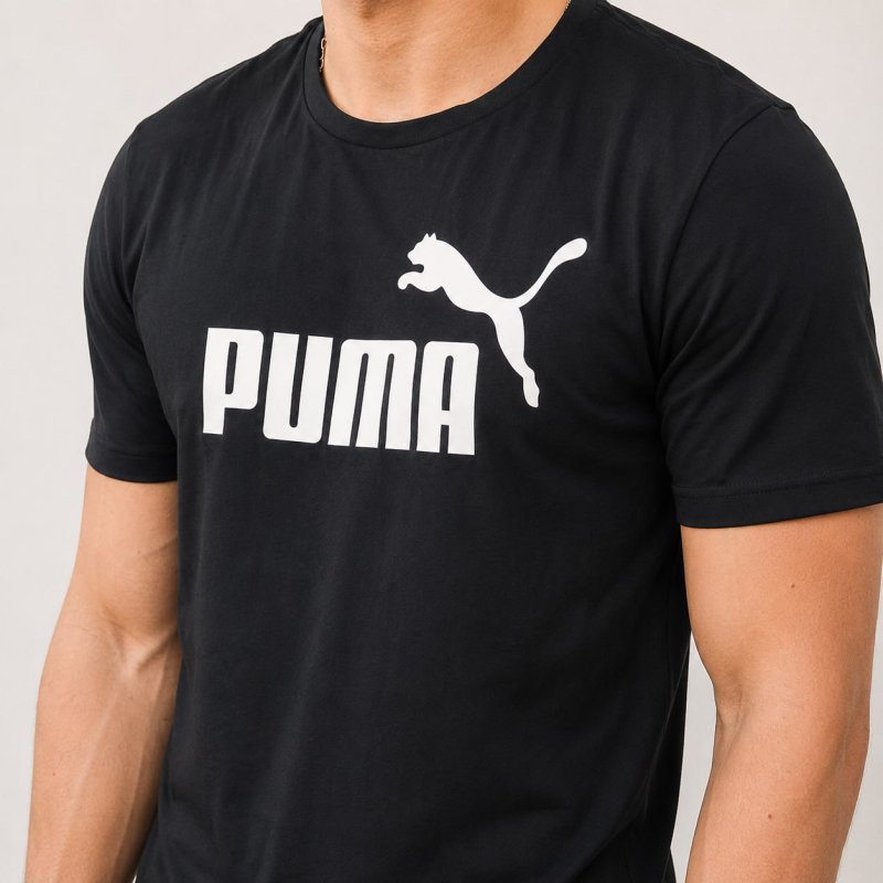 Camiseta Masculina Ess Logo Tee Puma
