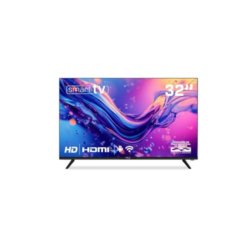 Smart TV HQ 32" HD tela sem bordas Android 12 design slim HQS32NKHM