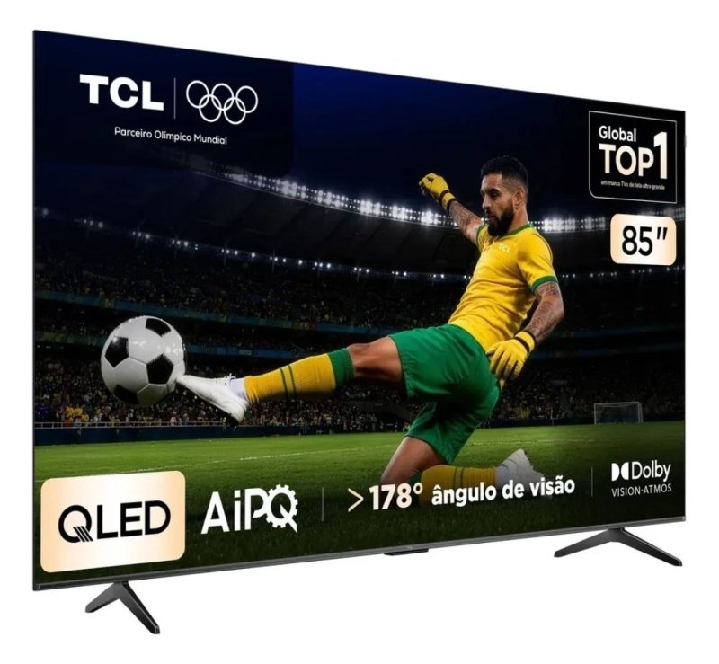 Smart TV TCL 85" QLED 4K