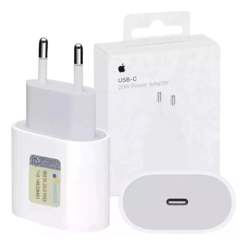 Carregador Fonte iPhone Original 20W Apple Tipo C Turbo