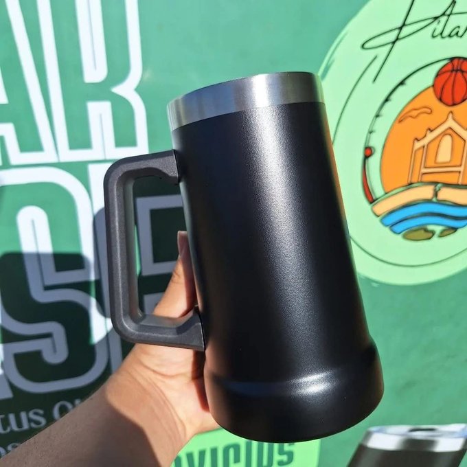 Caneca Térmica Sayonara de Aço Inox 720 ml com Alça e Parede Dupla
