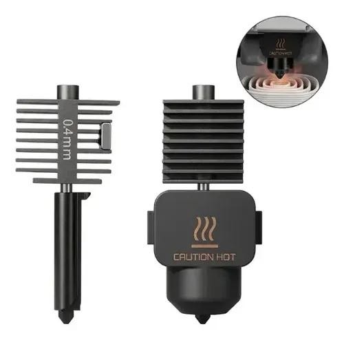 Hotend Com Bico Nozzle De Aço Endurecido 0,4mm A1 / A1 Mini