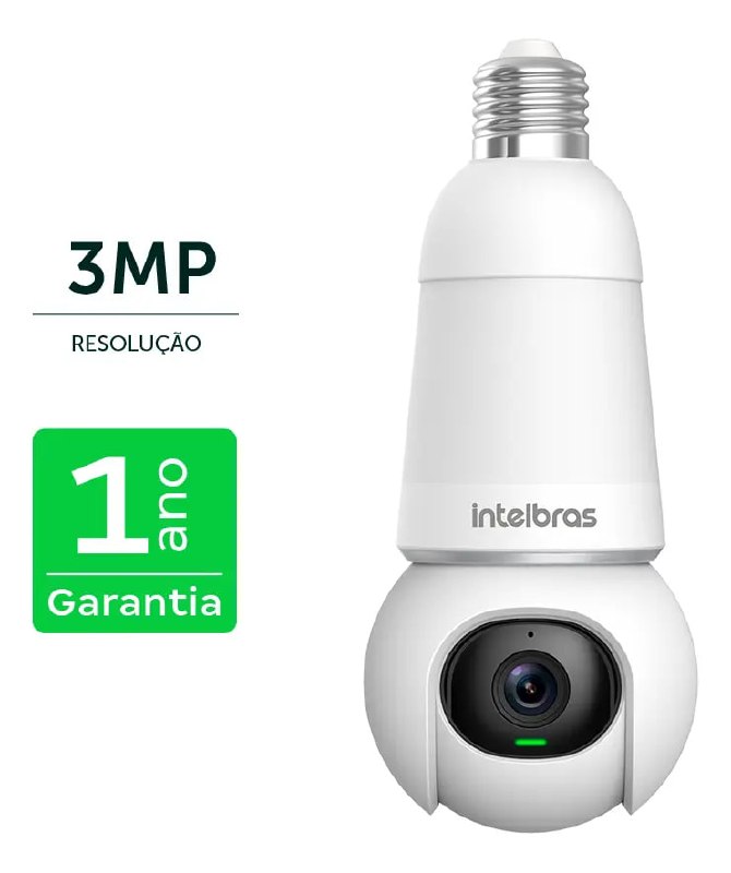 Intelbras iM6 Full Color 3MP 360° WiFi - Câmera Interna Branco