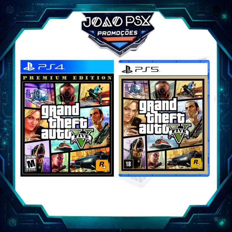 Grand Theft Auto V Premium Edition (PS4) + Frete Grátis