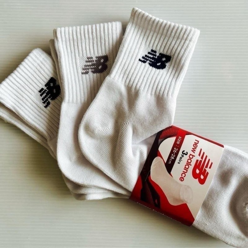 Kit 3 Meias New Balance Cano Longo 39 Ao 42 Unissex