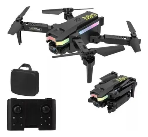 Drone GN LS-XT8 Mini 4K Câmera WiFi FPV Dobrável 15min Voo