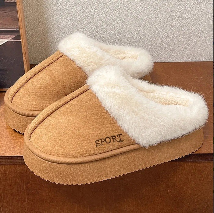 Pantufa Adultol Peluciada Térmica Inverno Confortável Luxo