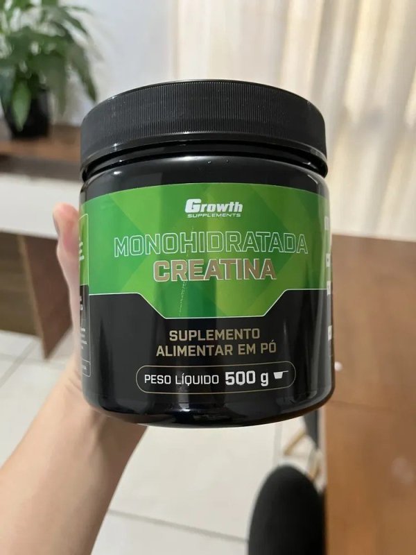 Creatina Monohidratada 250g Growth Supplements - Sem Sabor Em Pó