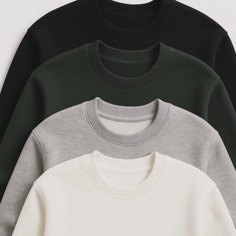 Blusa Moletom Flanelado Gola Careca Tecido Macio Premium