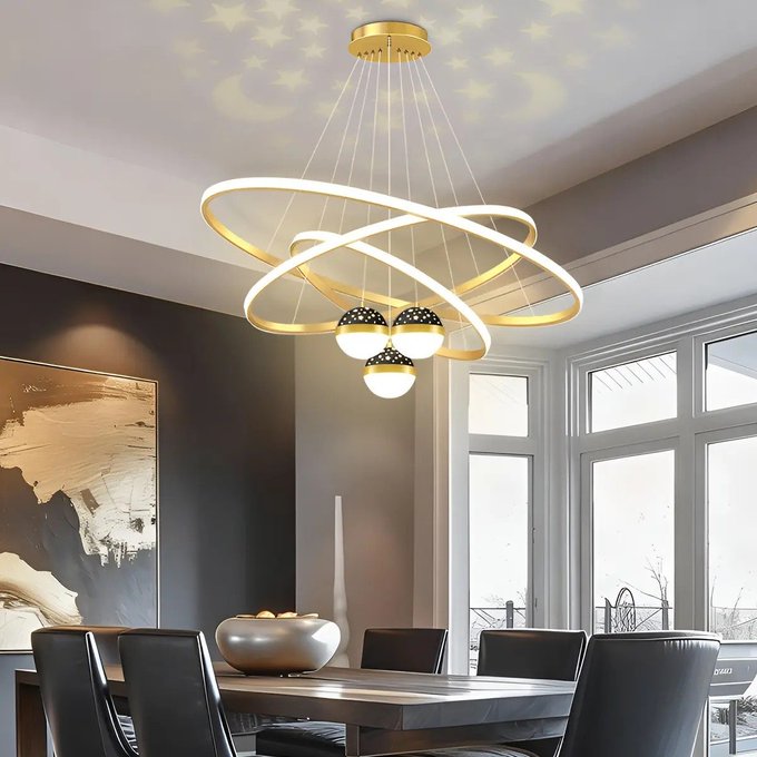 Lustre Led Sala Moderno 60w com Frete Grátis