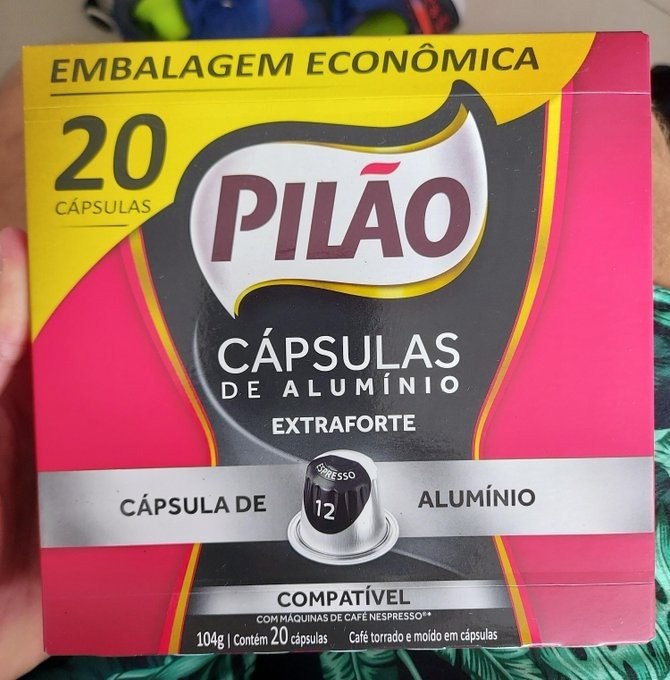 Pack 20 un. Cápsulas Café Pilão Extraforte