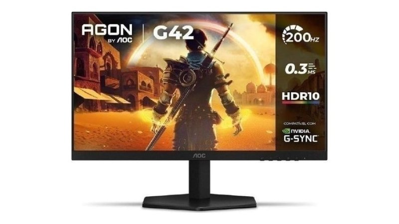 Monitor Gamer AOC AGON G42 24" 200Hz 0,3ms IPS 24G42HE
