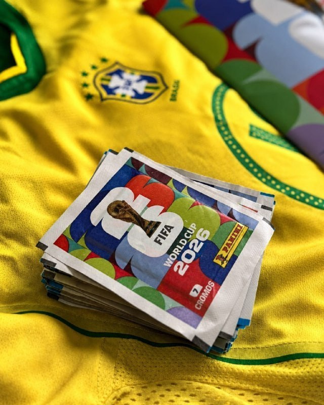 Kit 700 Figurinhas (100 Pacotes) do Álbum da Copa do Mundo 2026