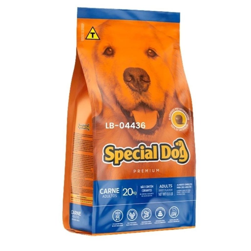 20Kg Ração Special Dog Carne Adultos