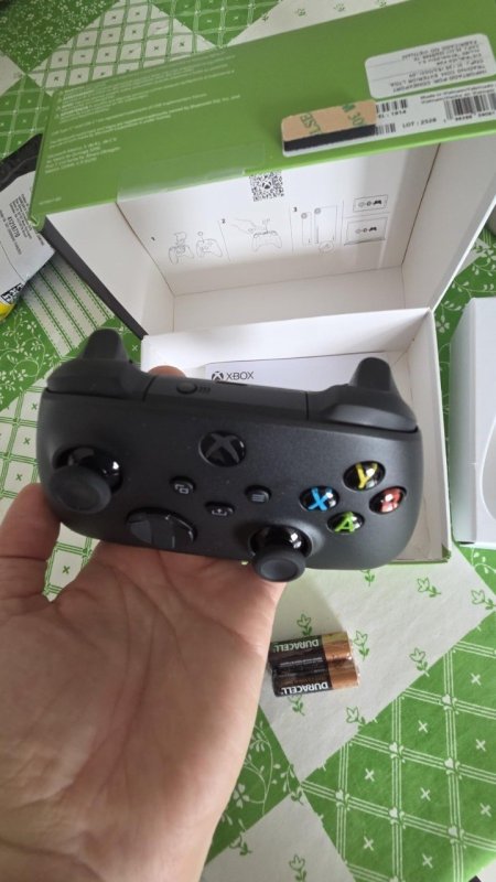 Controle Sem Fio para Xbox com cabo Usb-C - Preto Carbono (Carbon Black)
