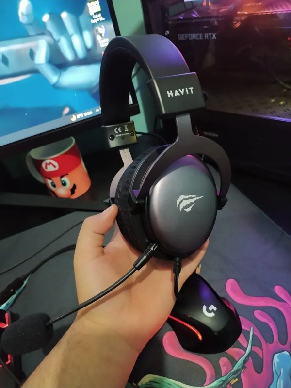 Fone de Ouvido Gamer Headset Havit H2015d