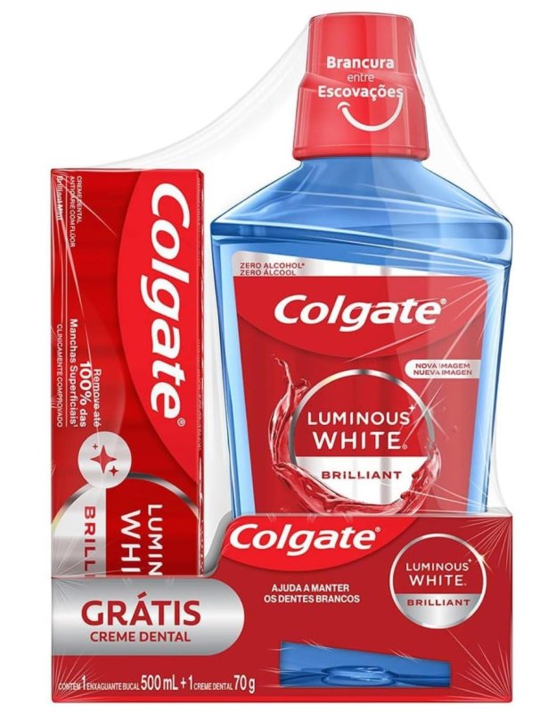 Enxaguante Bucal Colgate Luminous White