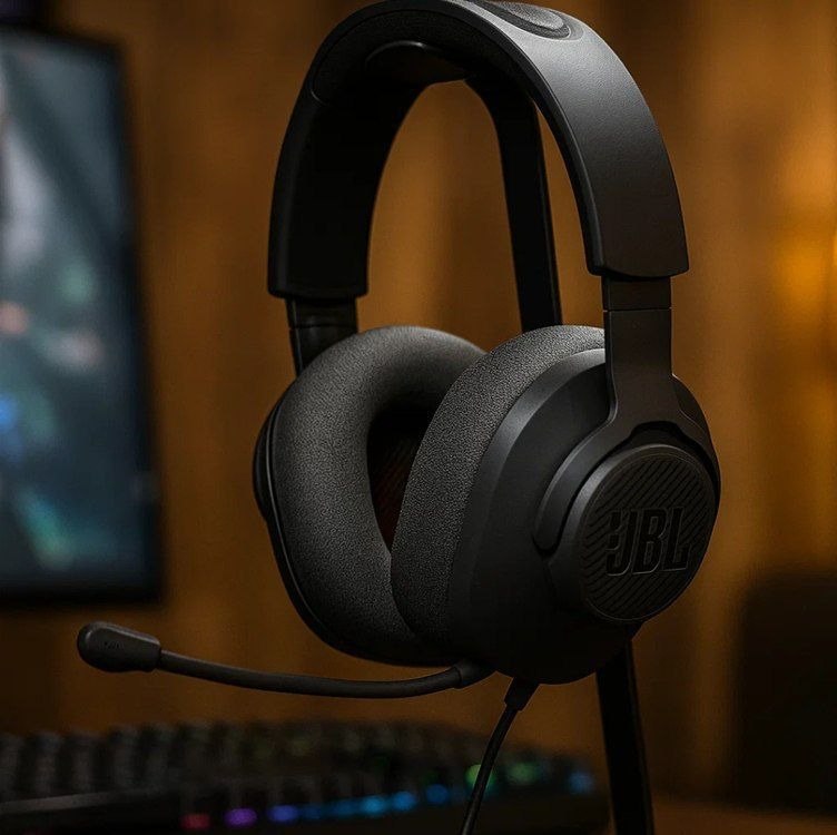 Headset Gamer QuantumSOUND JBLQTUM100M2BLK 100M2 Black JBL