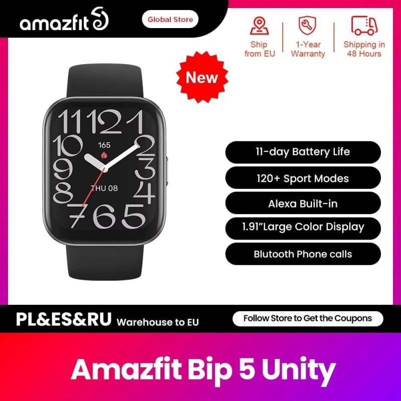 Amazfit Bip 5 Unity 46mm