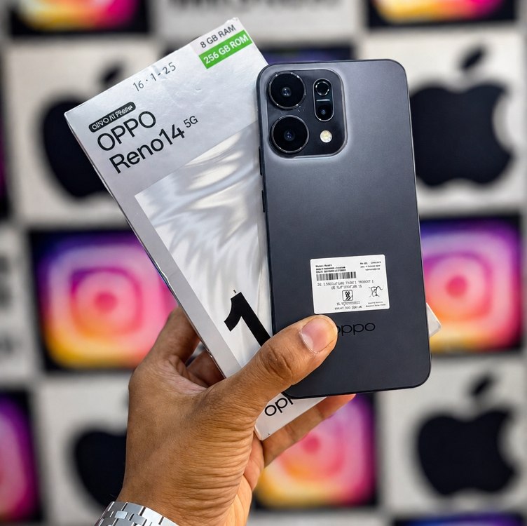 Smartphone Oppo Reno 14F 5G Dark Side Edition 256GB 24GB Ram
