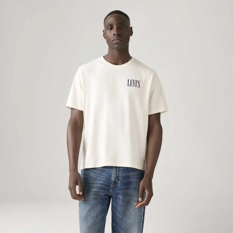 Camiseta Levis Relaxed Off White LB0013224
