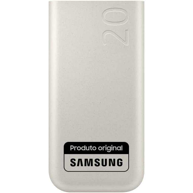 Carregador Portátil Samsung 3x USB-C 20000mAh Super Rápida 45W - Bege
