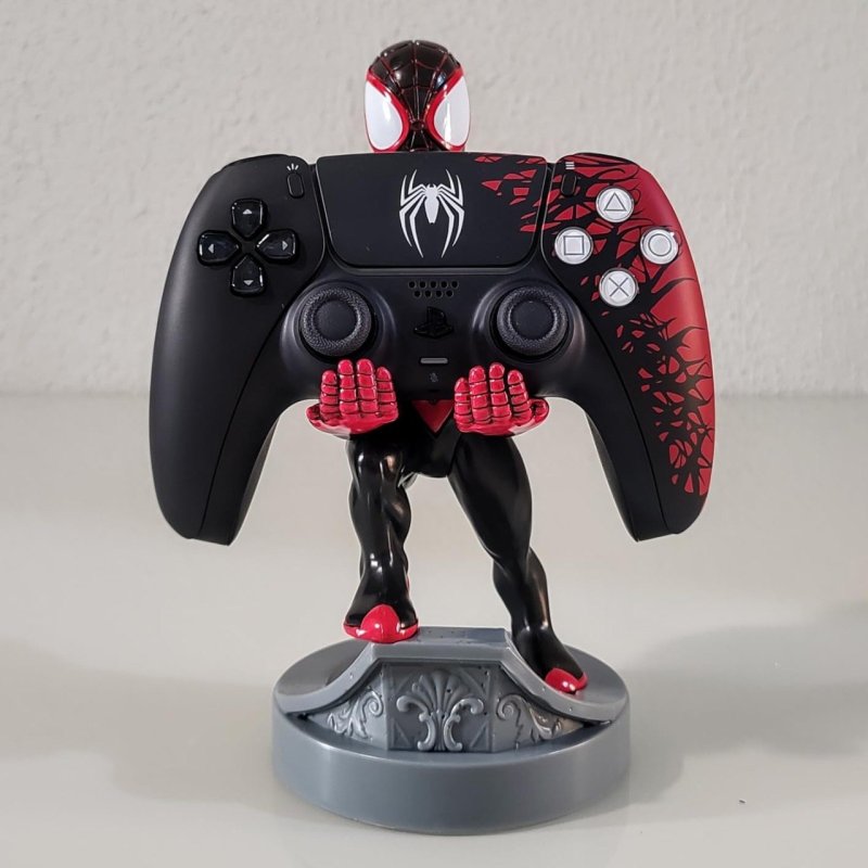Exquisite Gaming Cable Guy - Marvel Spiderverse: Miles Morales Spiderman - Charging Controller and Device Holder