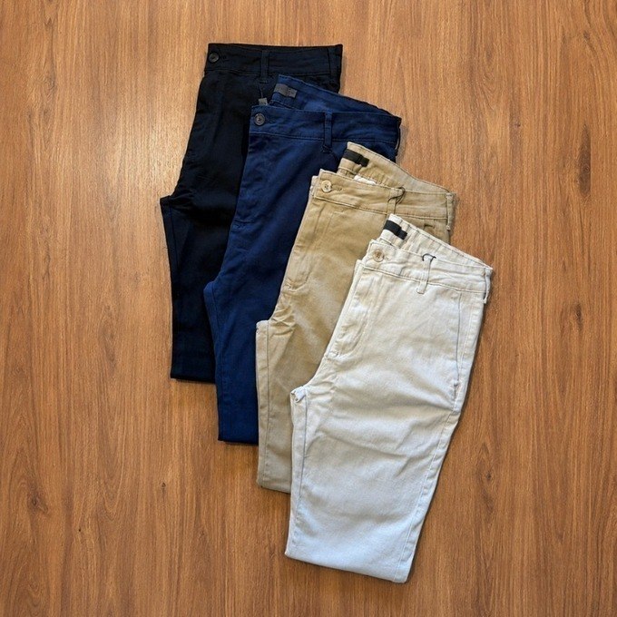 Calça Sarja Alfaiataria Social Sport Fino