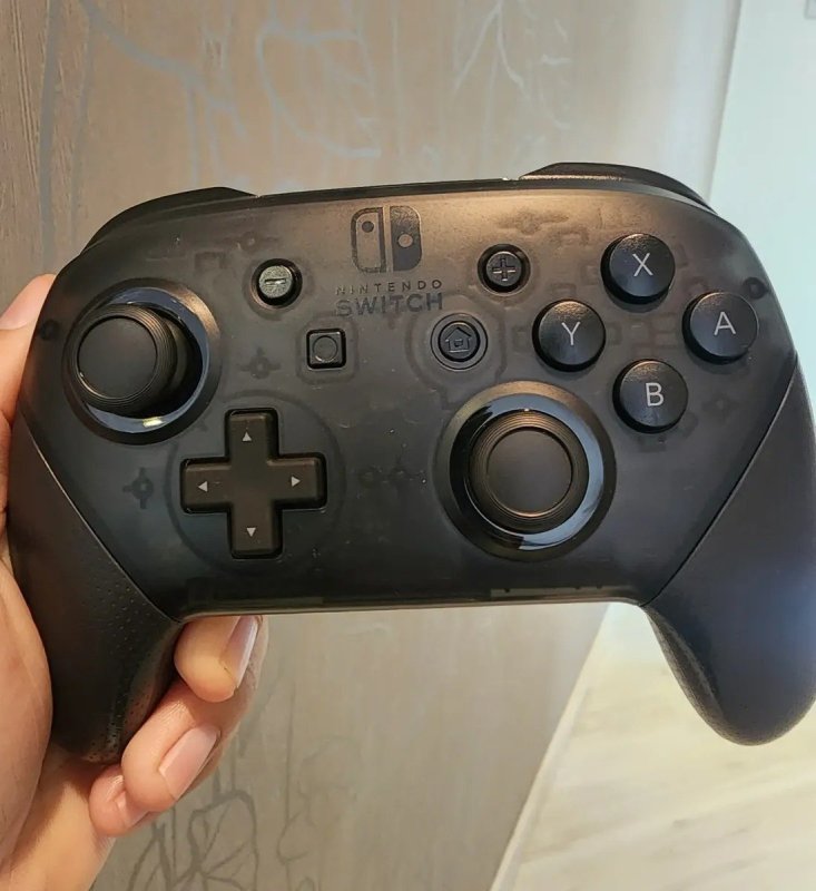 Controle Joystick sem Fio Nintendo Switch Pro Controller Black