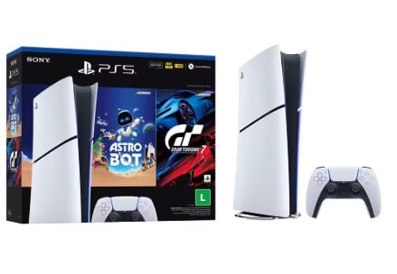 PlayStation 5 Digital Edition 825GB 1 Sony White Control with 2 Games