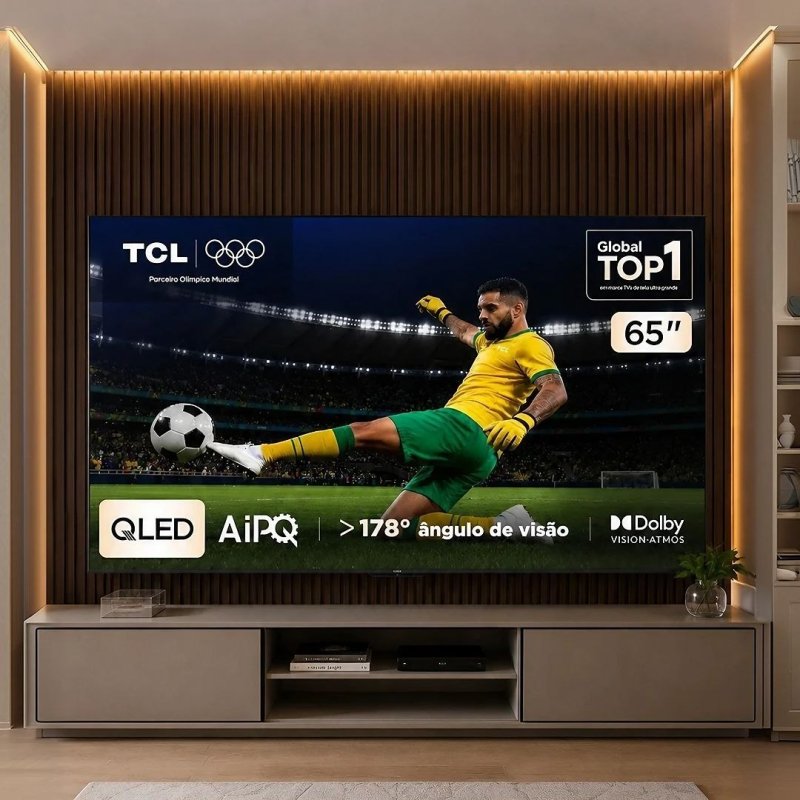 Smart TV TCL 65 Polegadas QLED 4K P7K